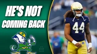Notre Dame WON'T Get Surprise Defensive Line Reinforcement in Junior Tuihalamaka
