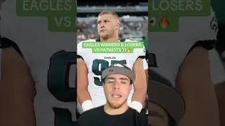 Eagles Biggest WINNERS & LOSERS vs Patriots 👀🔥 #PhiladelphiaEagles #Eagles #NFL #NFLNews