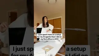 My AI Agents Have a Better Office Than I did #asmr