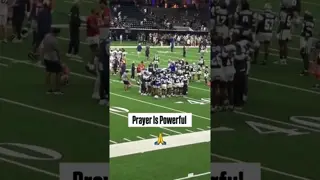 More than just a game: The team prayer that says it all #nfl #motivation #prayer