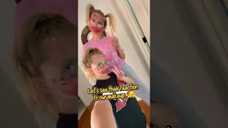 MY DOG ALMOST ATTACKED ME! 😱 He didn’t recognize us!! 🤣 #funny #prank #makeup