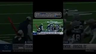 #Cowboys Shavon Revel Jr. was flagged on this play 👀