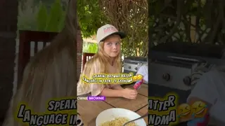 Grandma has never heard brownie batter language! 🤣🤣🤣 #funny #comedy #shorts