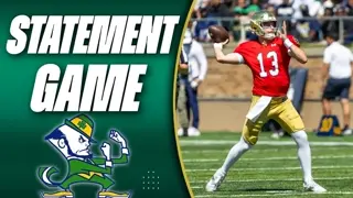 Notre Dame Needs To Make A HUGE Statement Against Wisconsin...