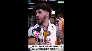 Lamelo Ball compliments his dad for his success with the win over the Knicks last night! #nba #viral