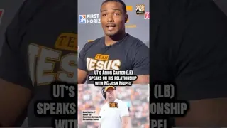 Arion Carter Has Nothing But Praise For The #Vols Coach 🧡 #TennesseeVols #VolsNews #cfbnews #GBO