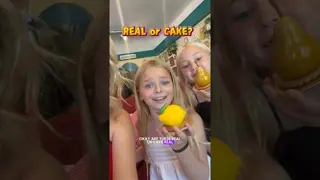 REAL or CAKE?! 🤔 #real #cake #challenge