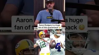 Aaron Rodgers a BIG fan of #Cowboys Dak Prescott and doesn’t understand all the criticism.