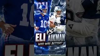 Eli Manning was better than BOTH #Cowboys Troy Aikman and Roger Staubach. 😂