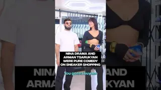 Nina Drama and Arman Tsarukyan are the duo #SneakerShopping needed 😂
