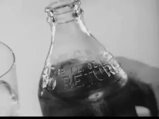 Vintage Soft Drink "No Deposit, No Return" Bottle Commercial