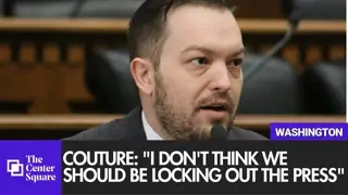 Couture: "I Don't Think We Should Be Locking Out the Press"