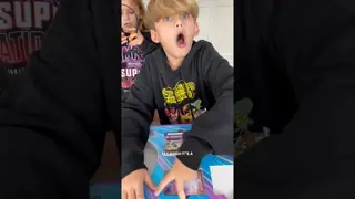 Did we just get ancient artifacts?! 😂🤪 Go see Forgotten Island in theaters TOMORROW! 💜 #unboxing