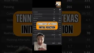 The #Vols O-Line May Have Cost Them The Upset Against Texas 😳 #TennesseeVols #CFB #TennesseeTexas
