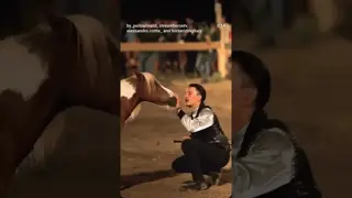 A horse teaches us that connection doesn’t need words. 🐎🤎