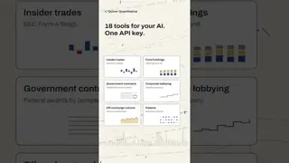 Give Your AI Live Stock Trading Data | Quiver API + MCP
