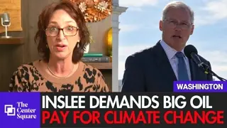 Jay Inslee Blast Oil Companies Outside Supreme Court in Exxon Climate Case