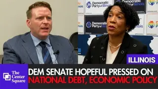 Democrat Juliana Stratton Pressed on $40 Trillion Debt and Federal Government Fraud