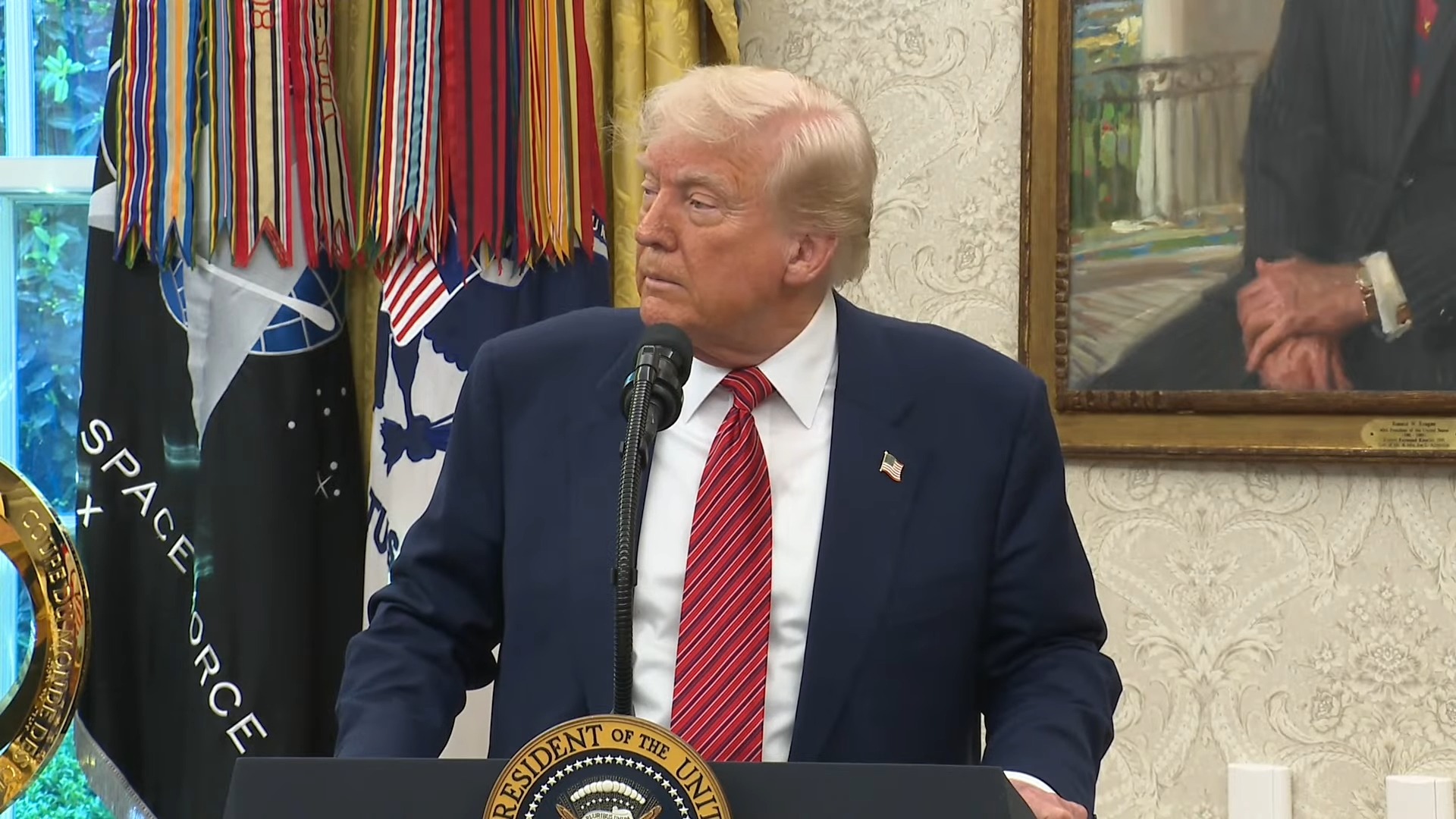 The White House - President Trump: “They said we initiated it?”