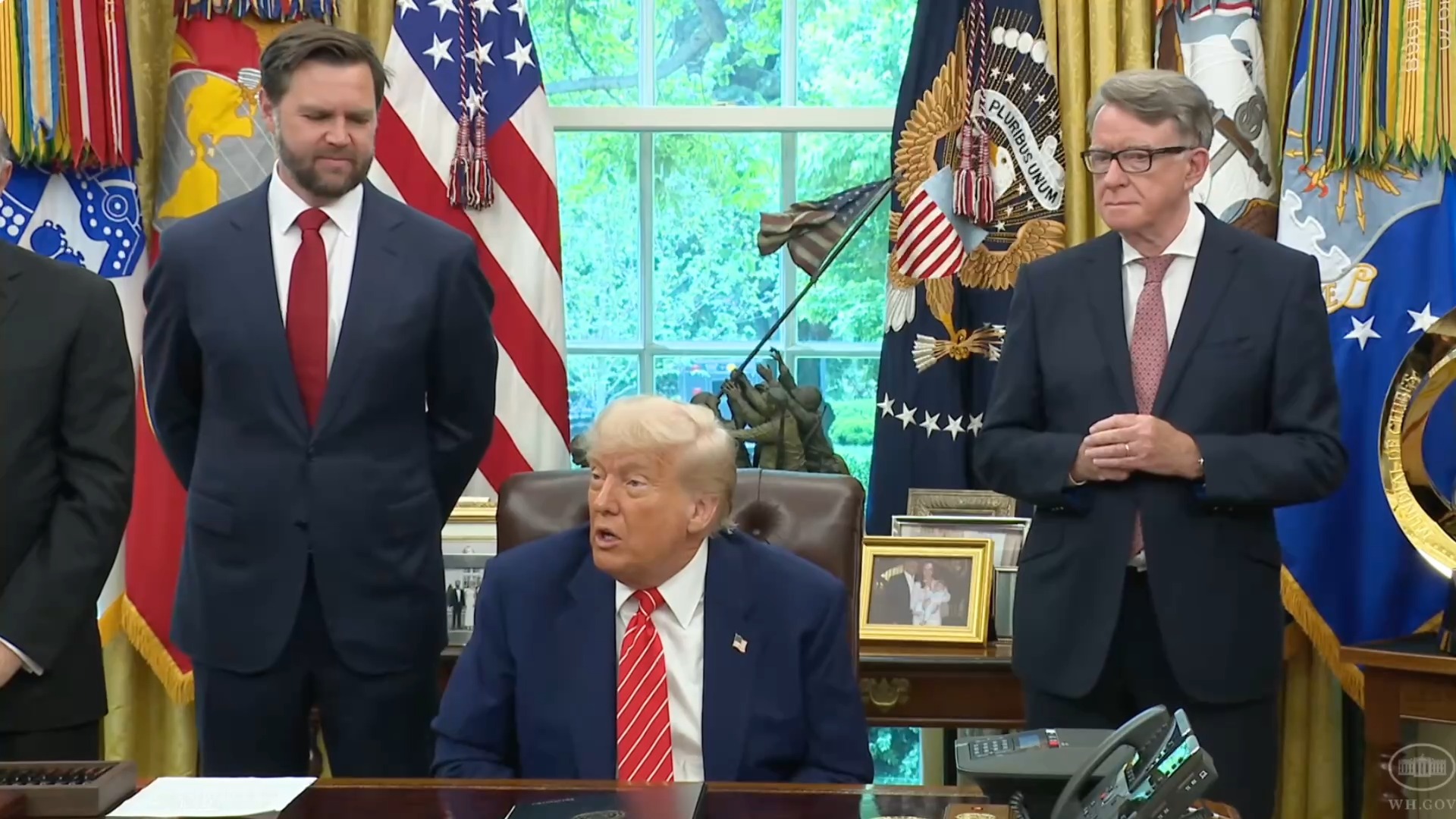 White House - Pres. Trump: "We’ve been talking about this for 25 years”