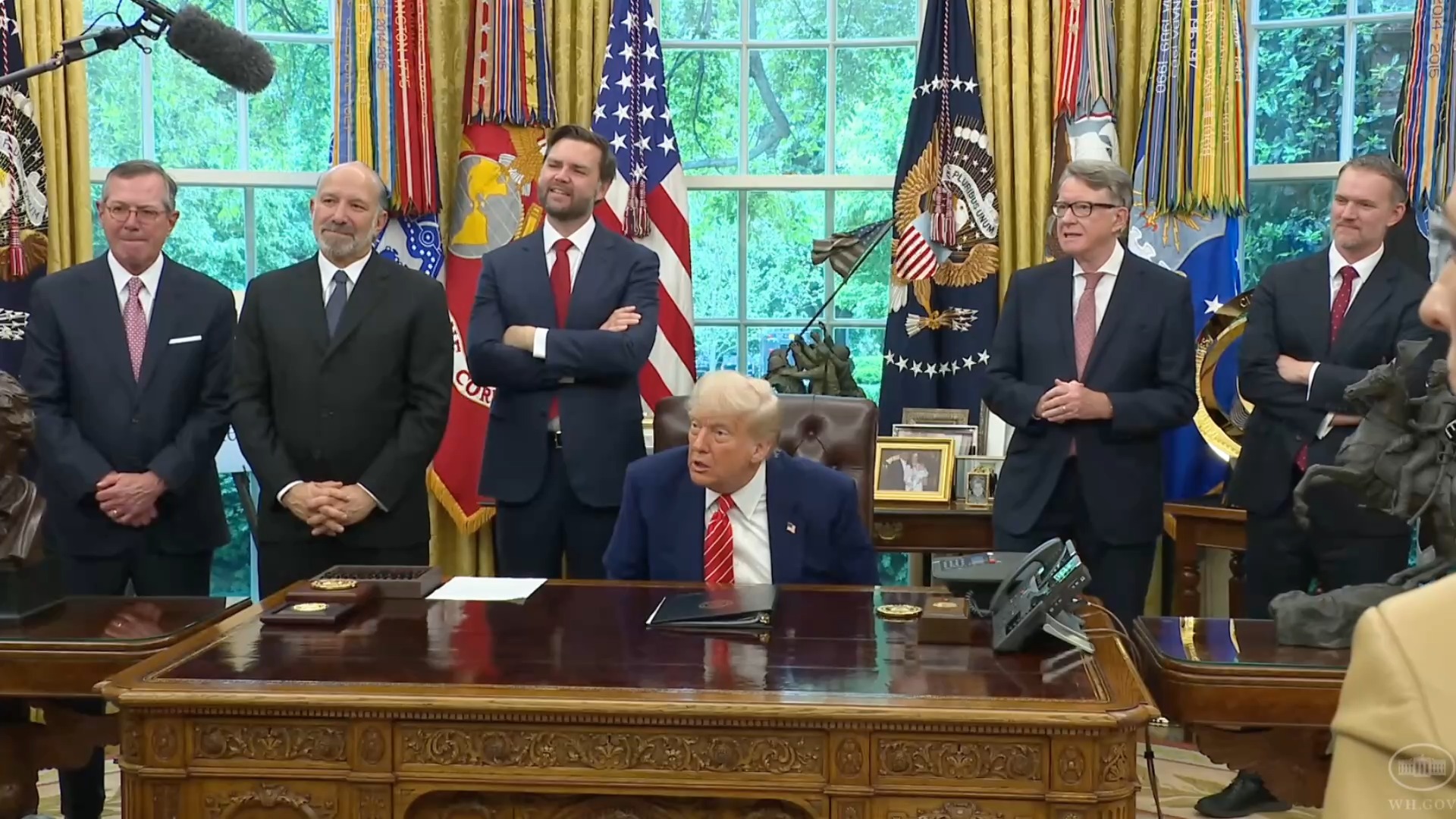 White House - Pres. Trump: "It’s like talking to a wall”