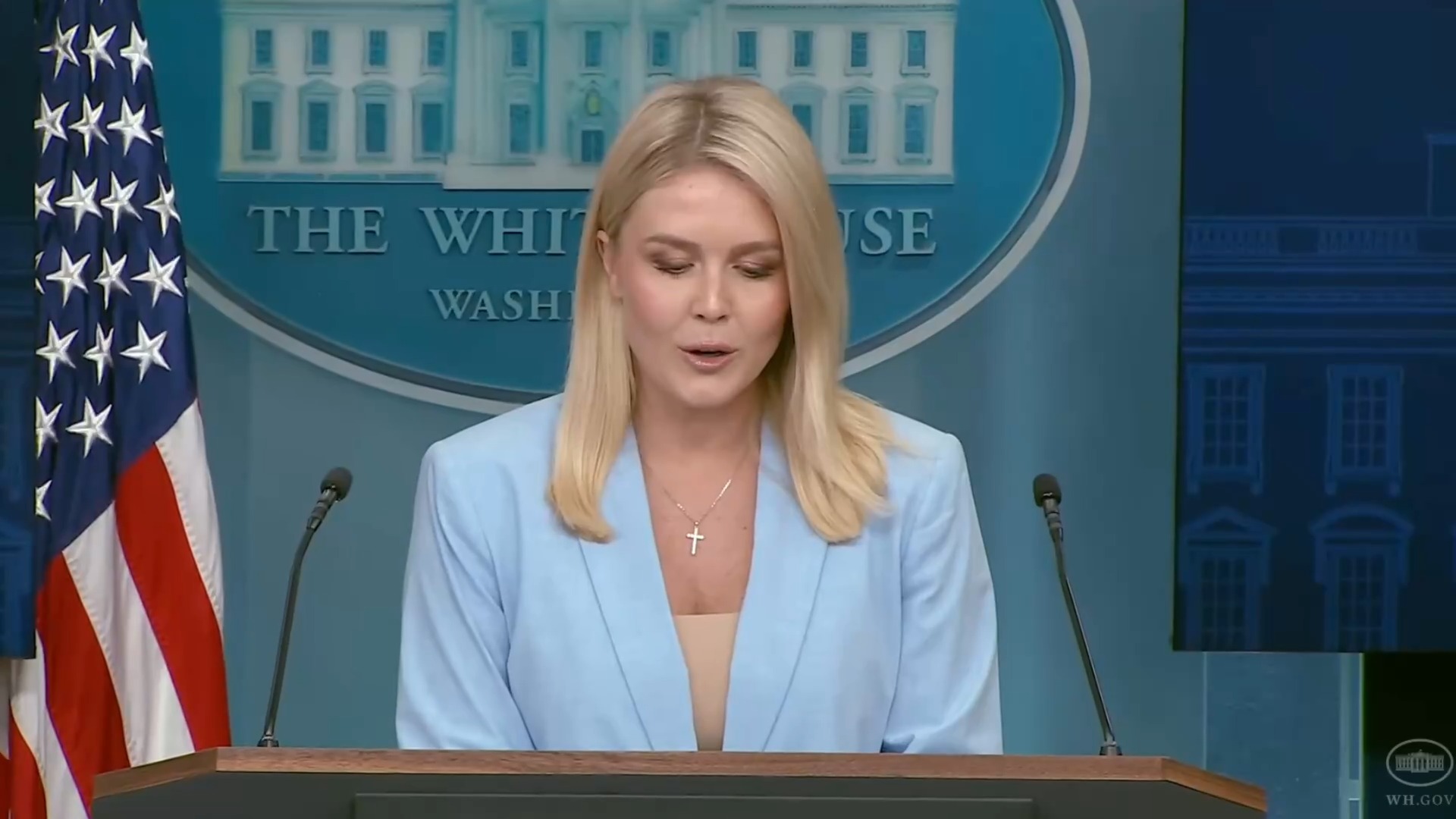 White House Press Sec. Leavitt: “The president looks forward to embarking on his historic return to the middle east”