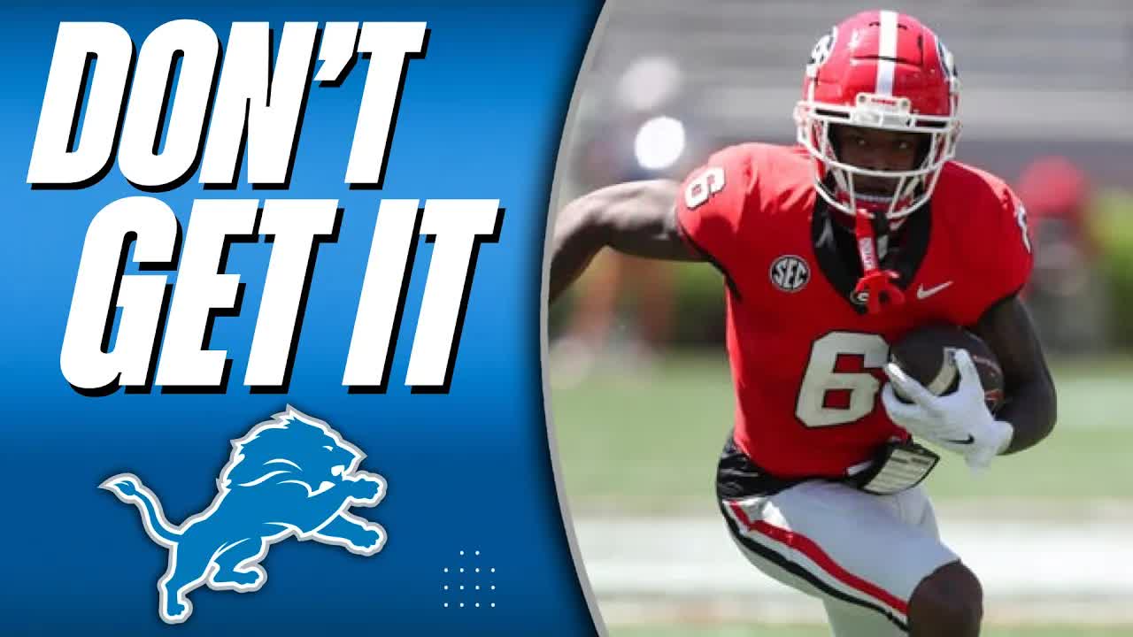 The Lions Drafting Dominic Lovett Just Doesn't Make Sense...