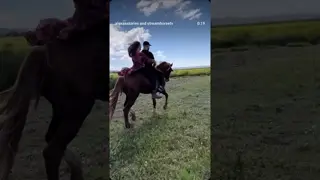 Nothing more beautiful than flying on horseback through these breathtaking landscapes 🐎✨️