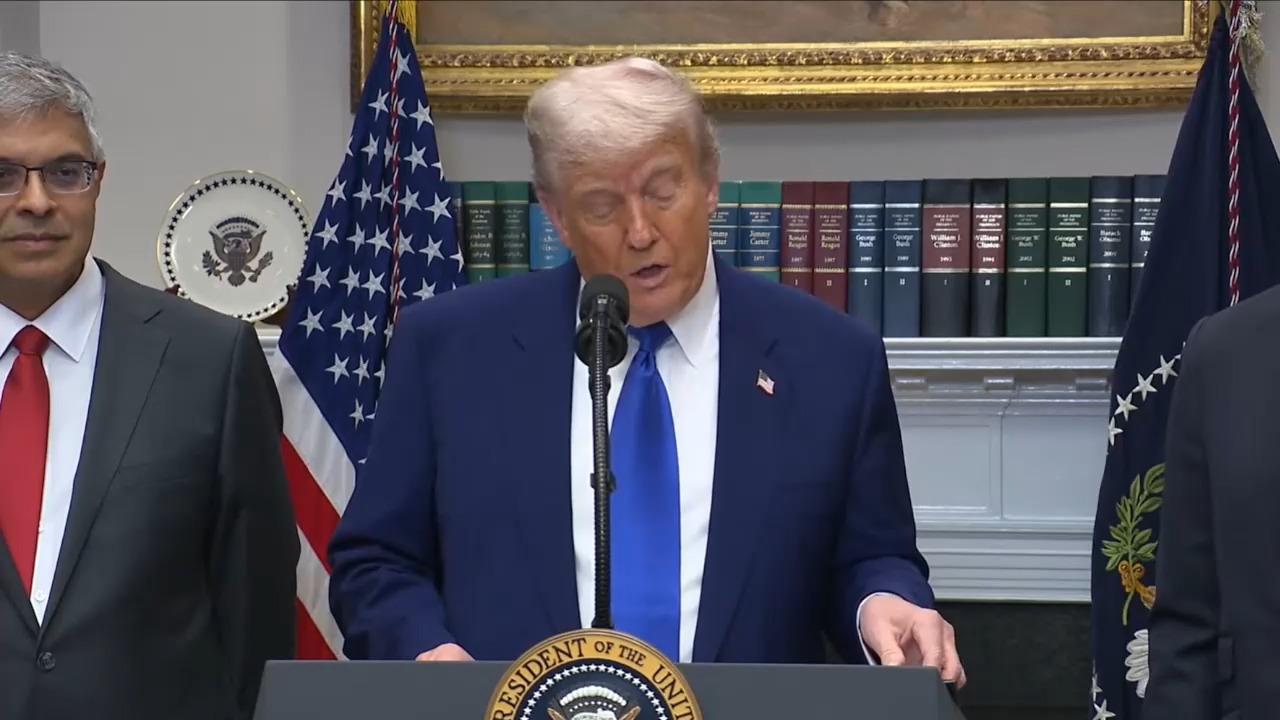 White House - Pres. Trump: "Yesterday we achieved a total reset with China"