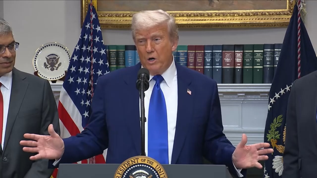 White House - Pres. Trump: "They've agreed to open China - fully open China"