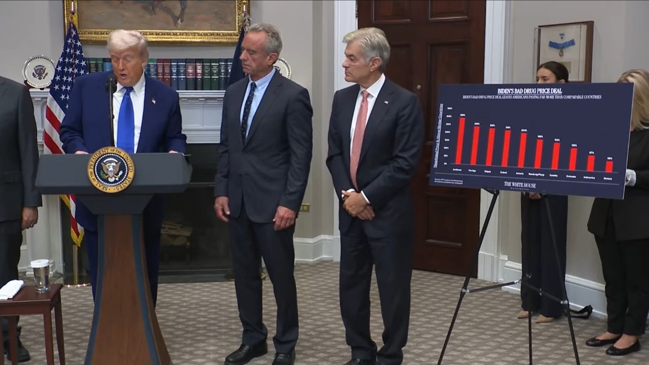White House - Pres. Trump on the steps they will take to address unequal drug prices.
