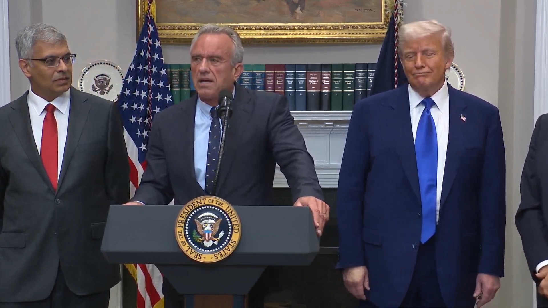 White House - RFK Jr: "There has never been a president more willing to stand up to the oligarchs than President Donald Trump."
