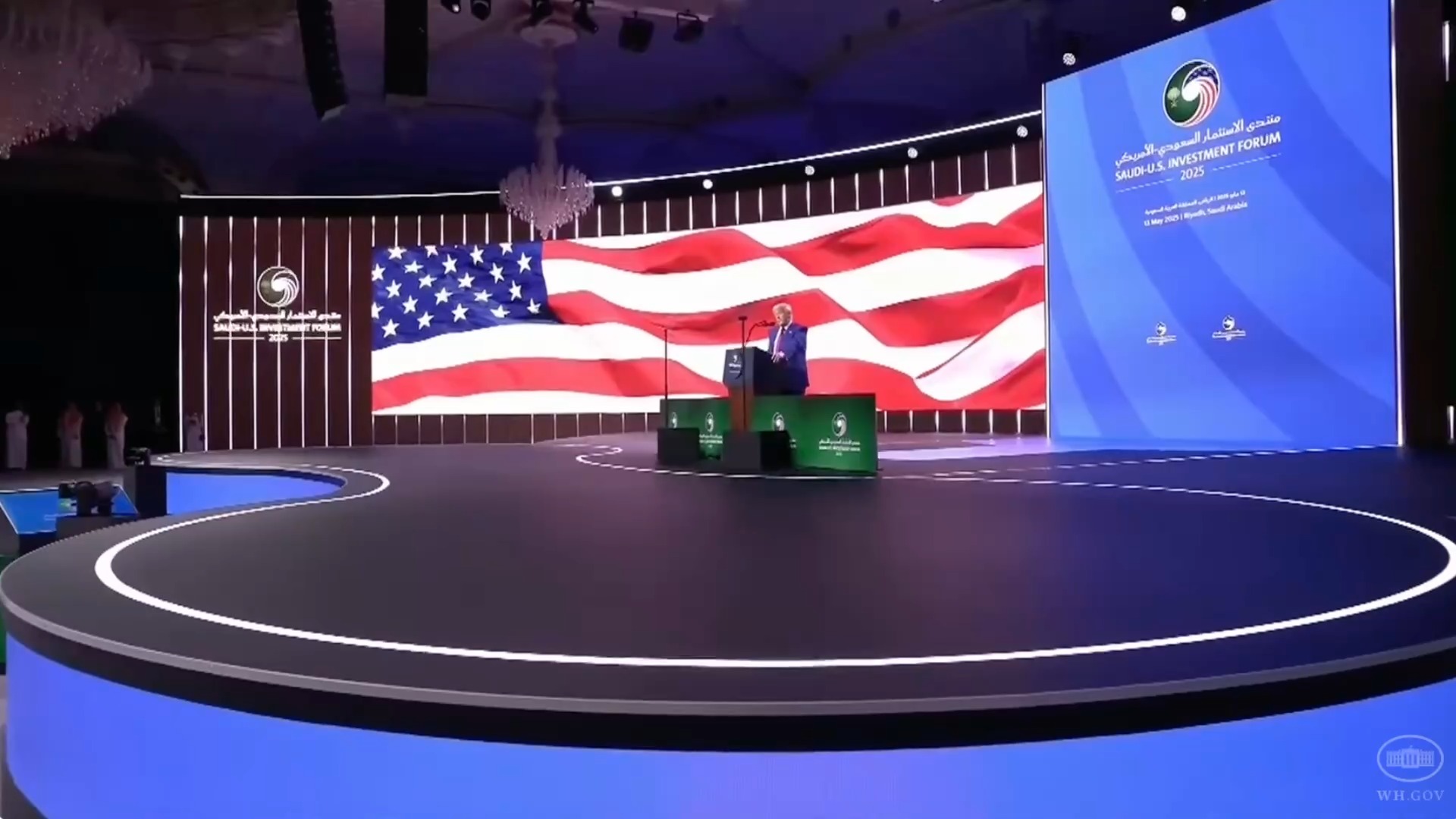 Saudi-U.S. Investment forum - President Trump: “All of your other industries now have surpassed oil”.