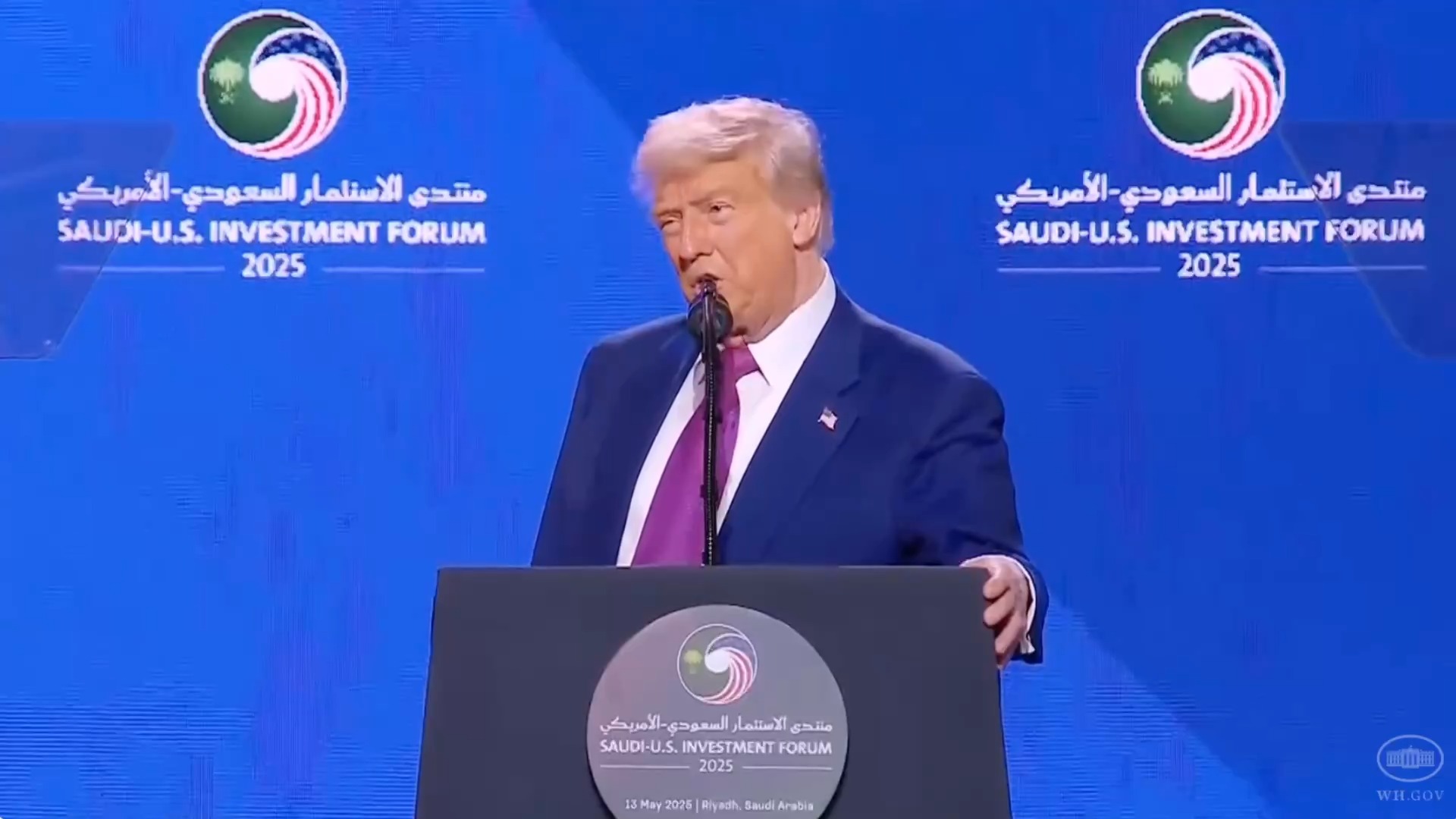Saudi-U.S. Investment forum - President Trump: “Forging a future where the Middle east is defined by commerce not chaos”