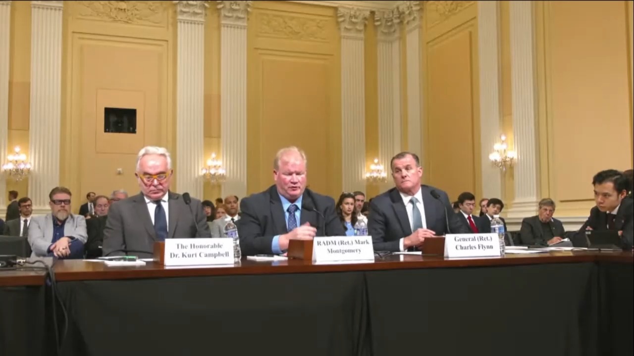Select Committee on CCP - RADM Mark Montgomery: "The one country I know will contribute to defense of Taiwan is Taiwan"