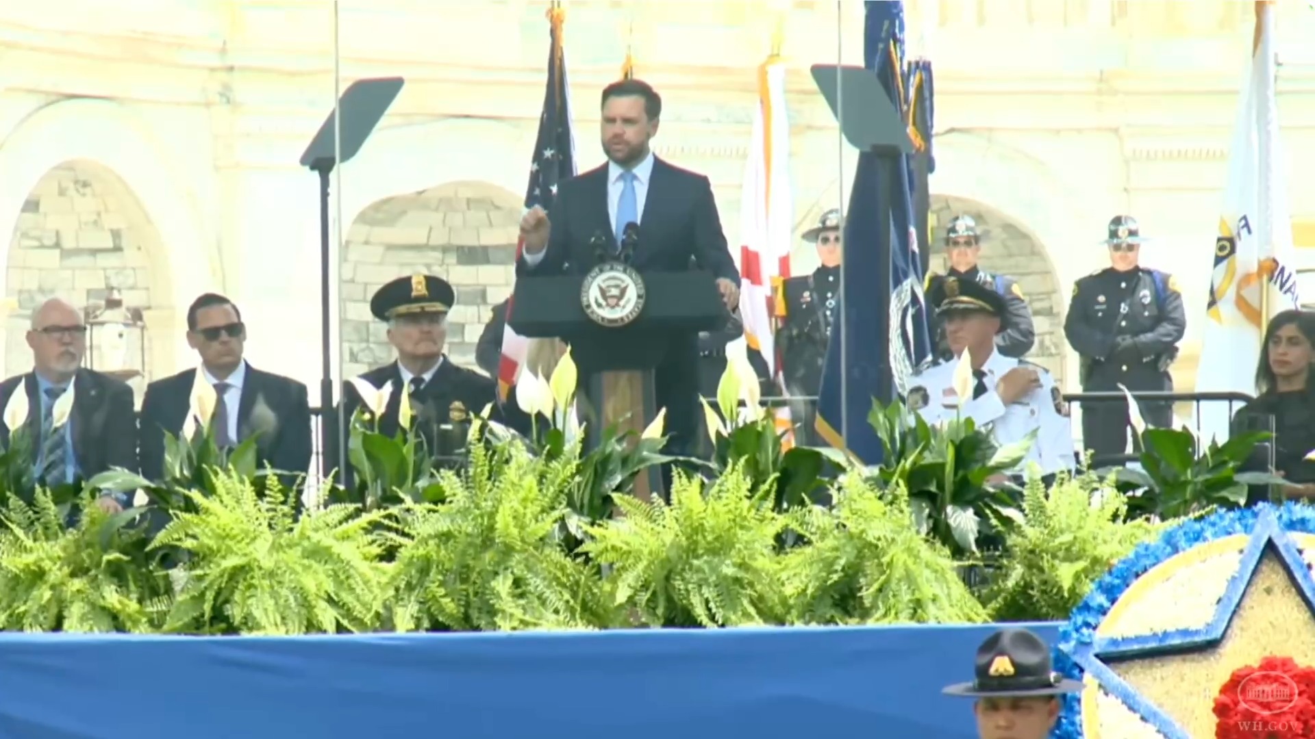 Annual Peace Officers’ Memorial - JD Vance: “Law is the root of ordered liberty in the United States”