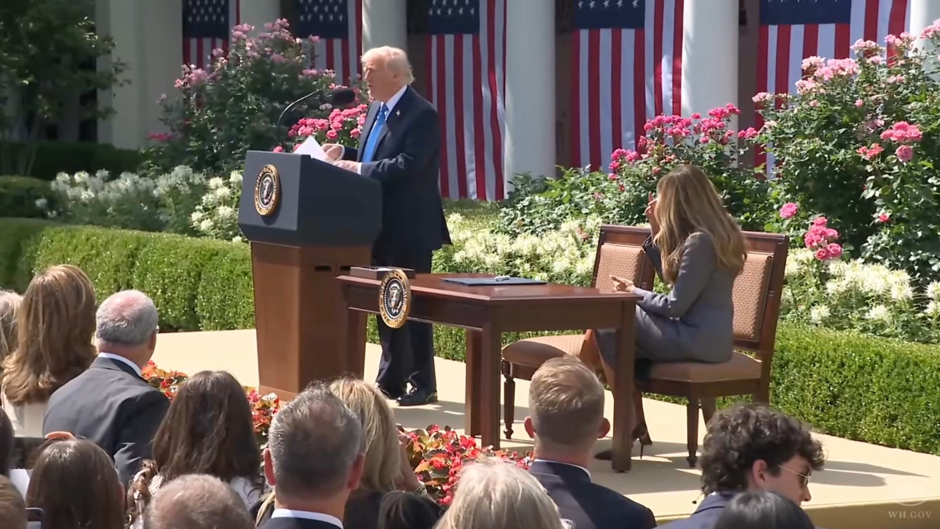The White House - President Trump: “They like Melania better”