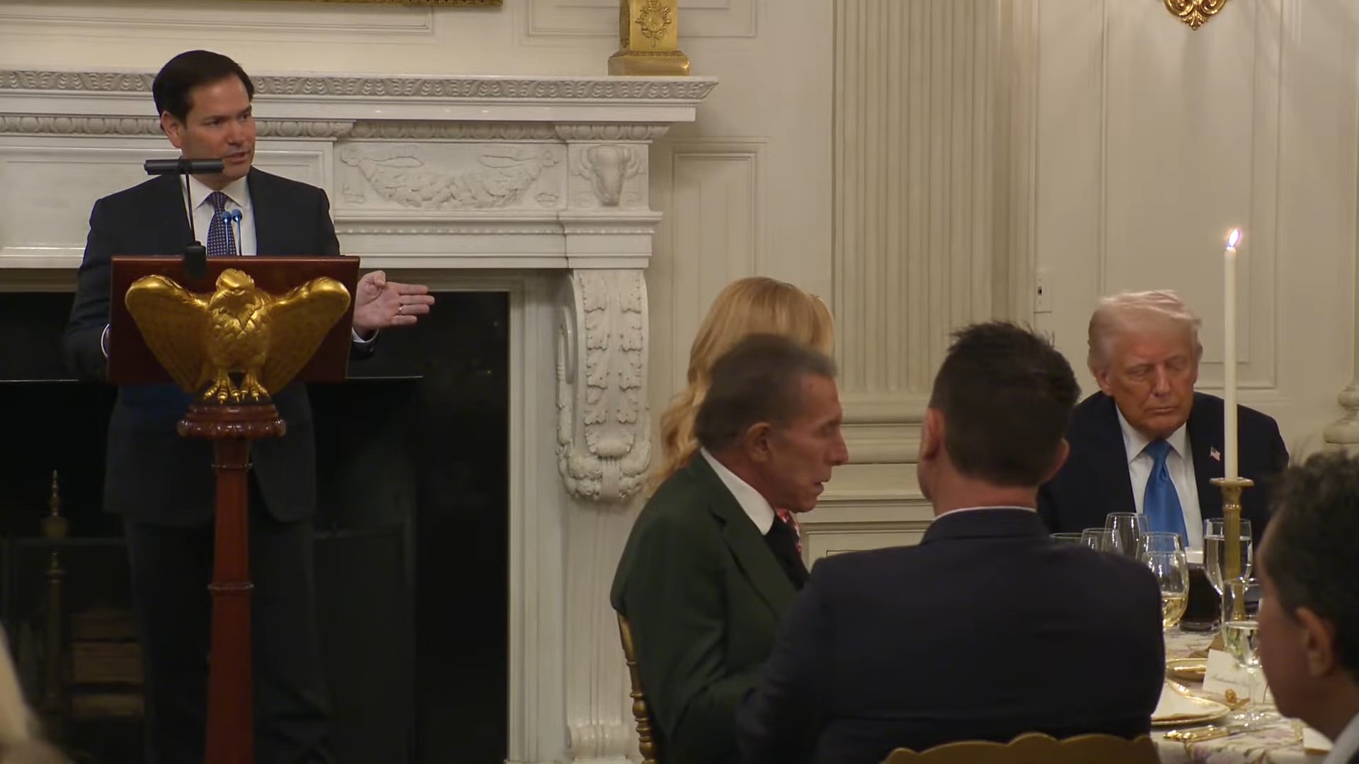 Kennedy Center Board Dinner - Rubio: "We have a President of peace"