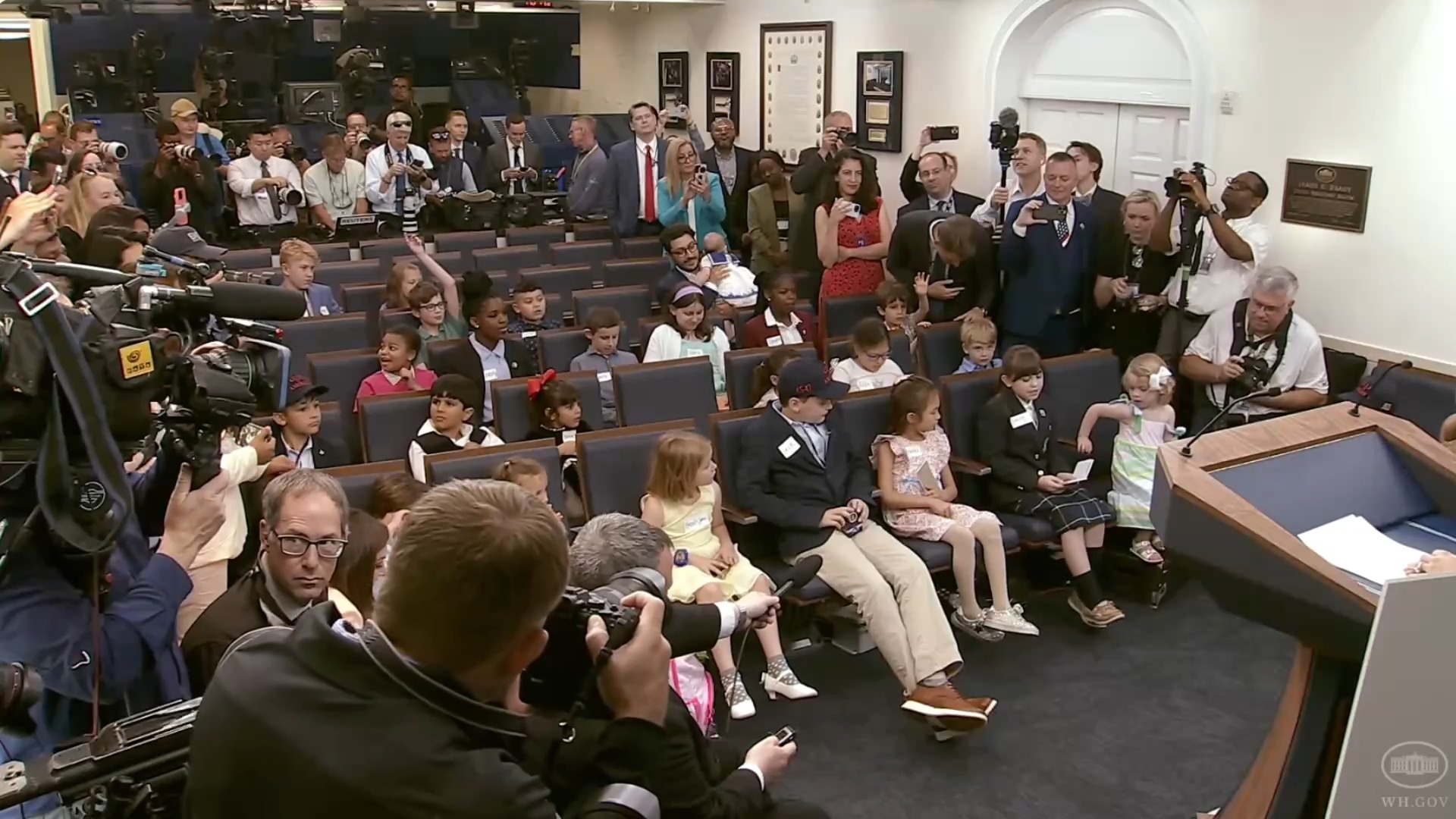 The White House - Press Sec. Leavitt: “The most fun part about my job is doing things like this”