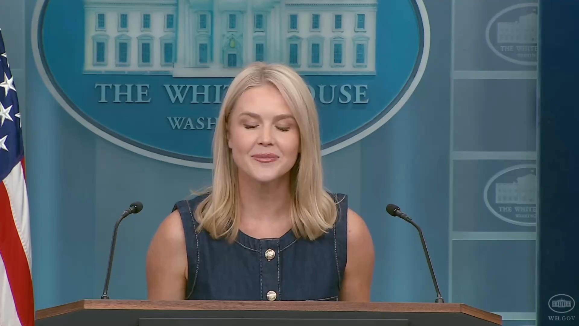 The White House - Press Sec. Leavitt answers: “Which is Donald Trump’s favourite president besides himself”