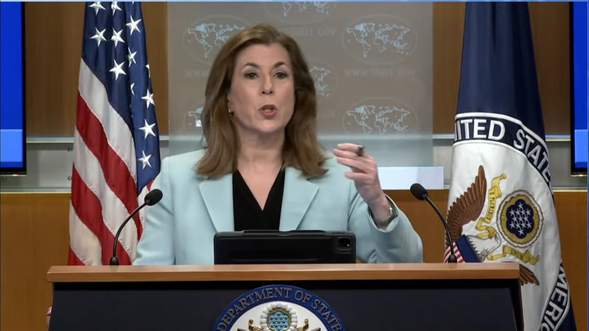 US Dep. of State 5-22-25 - Press Briefing - Tammy Bruce: “recognize the trajectory of South Africa”