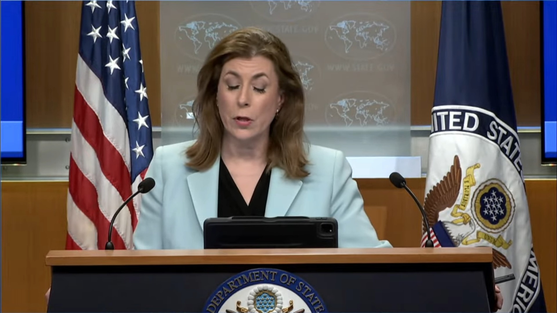 US Dep. of State 5-22-25 - Press Briefing - Tammy Bruce: “recognize the trajectory of South Africa”