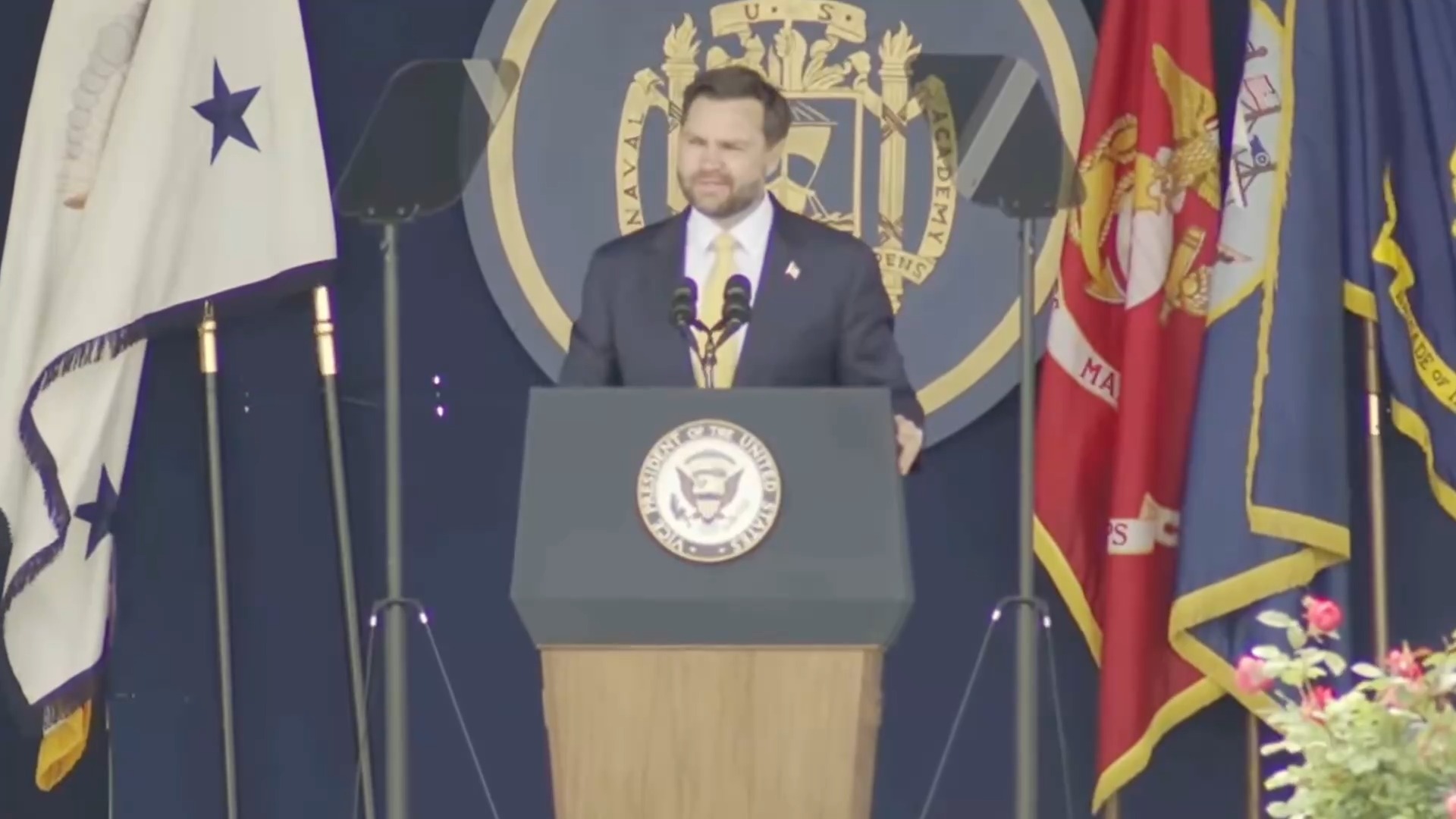 White House - Vice President Vance: “Even a few lowly politicians have graduated from the United States Naval Academy”