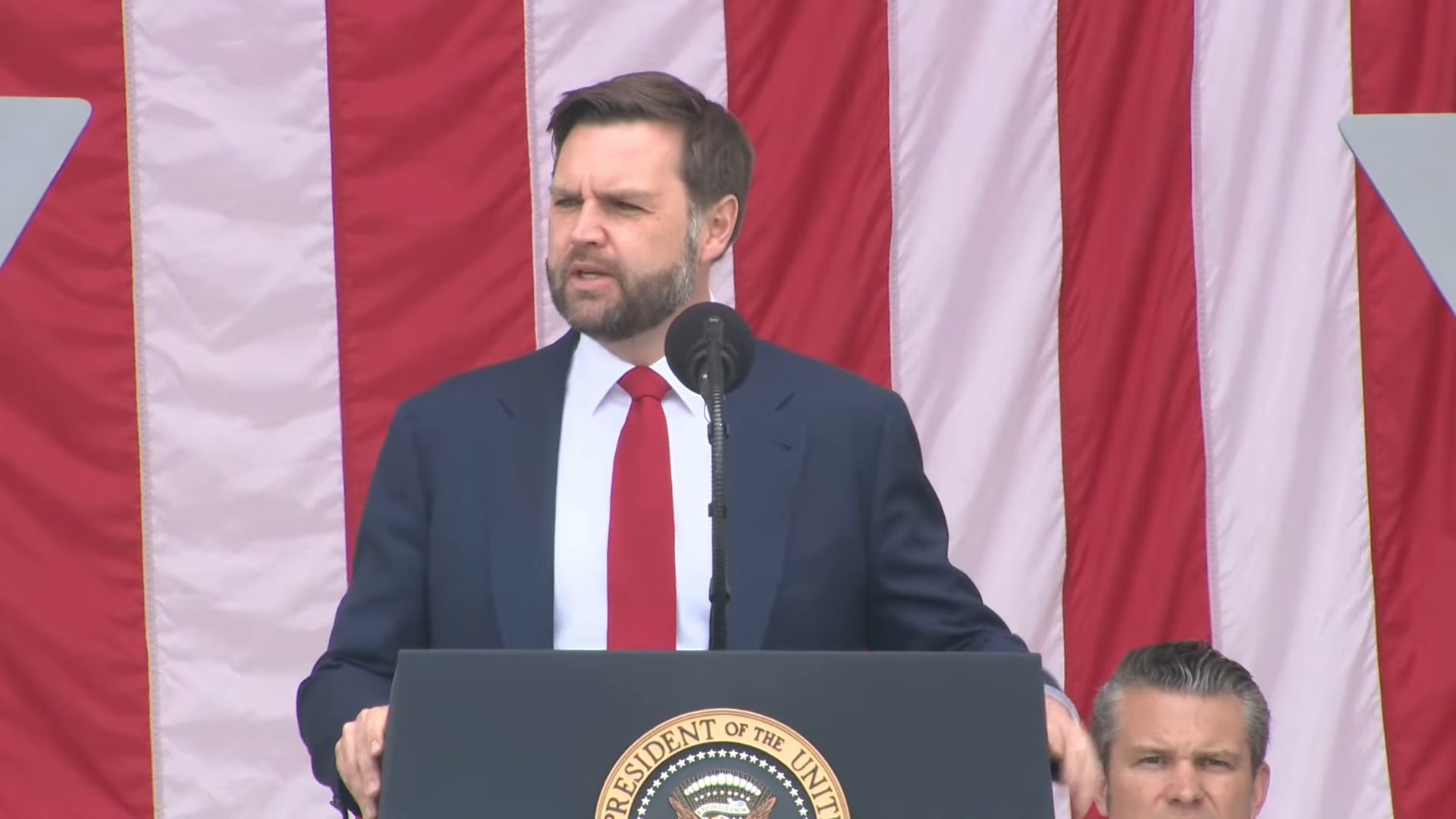 White House - 5 26 25 - VP Vance: “Know that your loved one, to us, is a hero”.