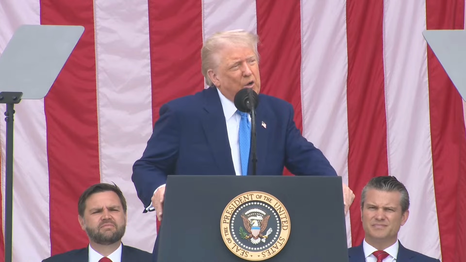 White House - 5 26 25 - President Trump: “America's best and America's bravest have fought, bled, and died so that we could pick up the torch of liberty”