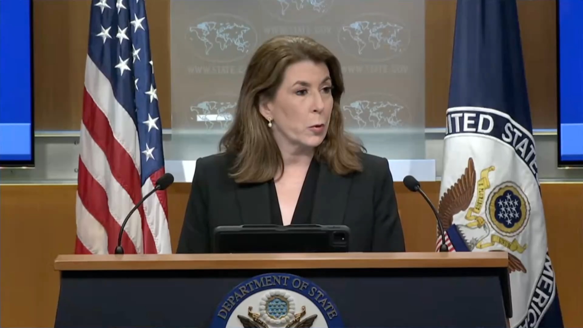 US Dep. of State - Press Briefing - Tammy Bruce: “The real story here is that aid is getting through”