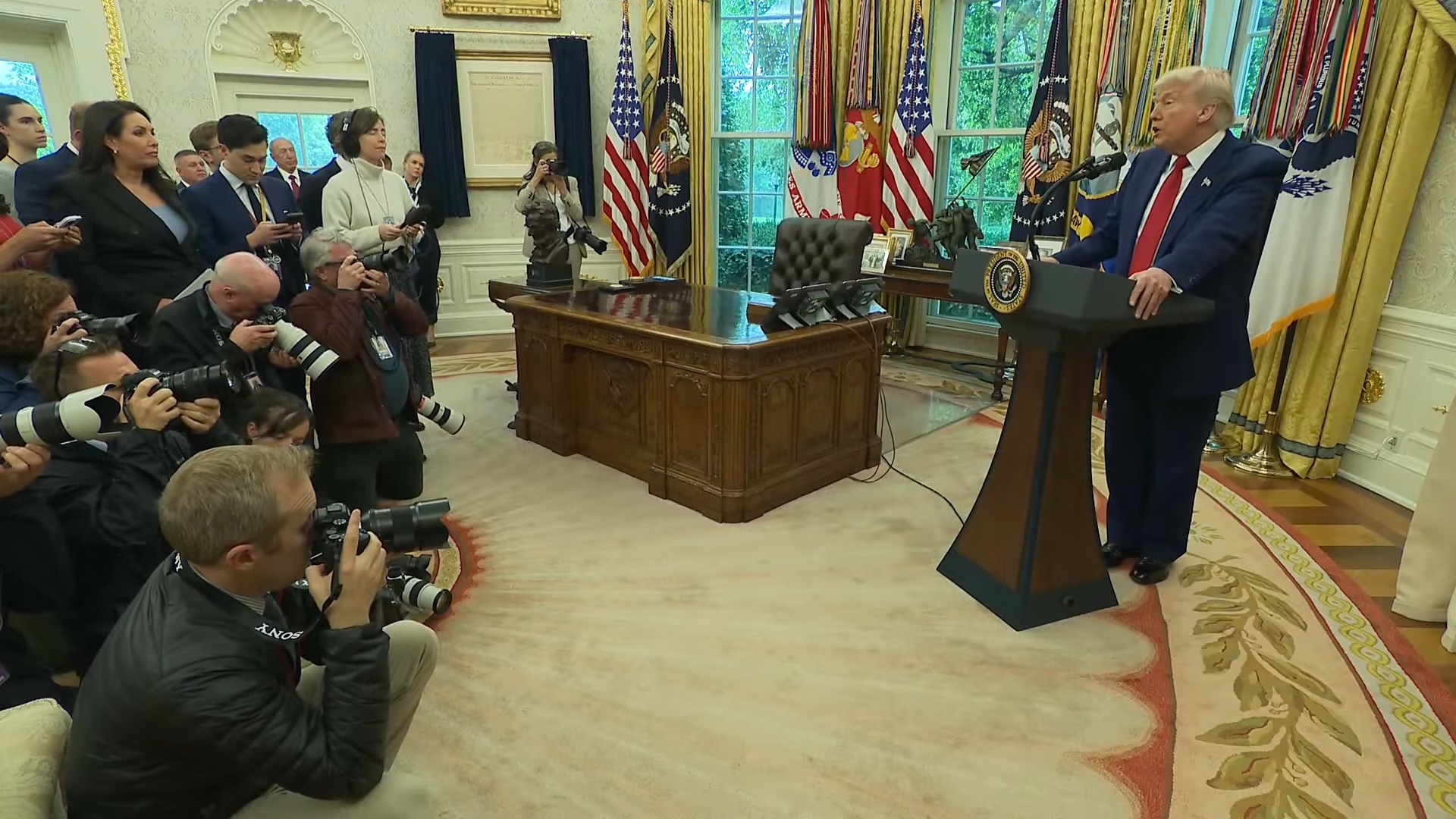 White House - President Trump: “we will be negotiating that bill”