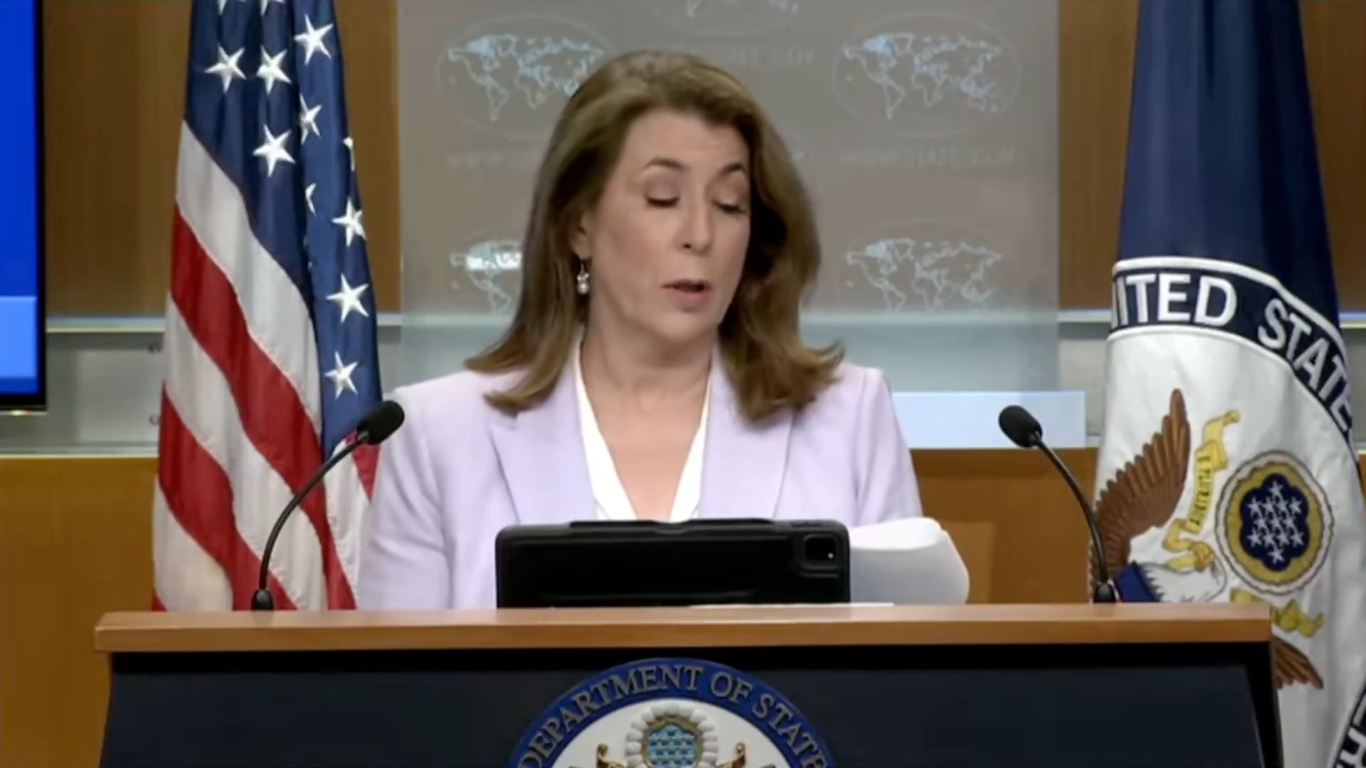 Dep. of State - Press Briefing - Tammy Bruce: “The meeting underscored the strong relationship between North Macedonia and The United States”