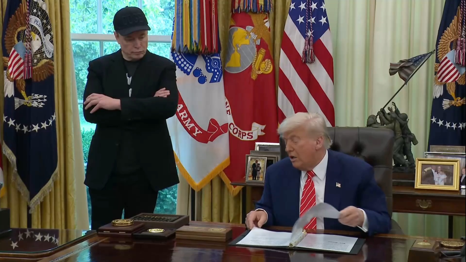 White House - President Trump: “We’ll remember you as we announce billions of dollars of extra waste fraud and abuse”