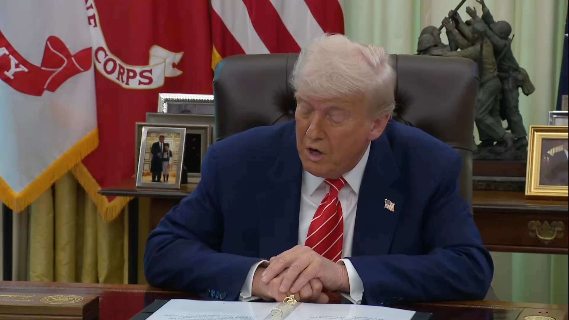 White House - President Trump: “Americans owe him a great debt of gratitude”